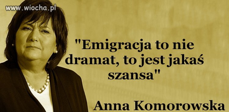Życzę takiej szansy dla niej i dla Bronia  