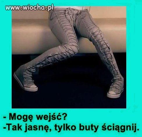 Jestem za, żeby ściągnęła  