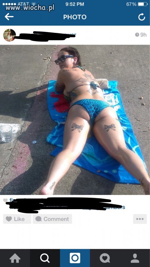 Na asfalcie lepiej opala 