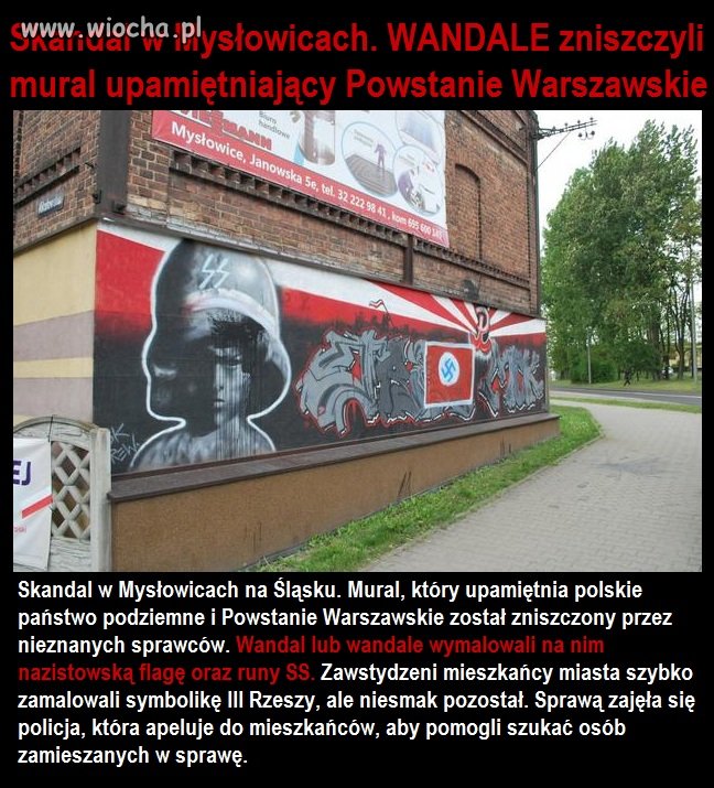 Zniszczyli mural 