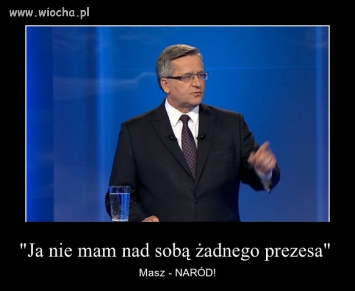 Ewidentnie ma w dupie naród