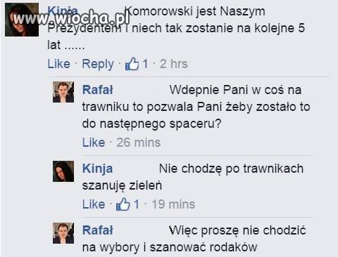 Wyborcy rozgarnięci jak ich kandydat