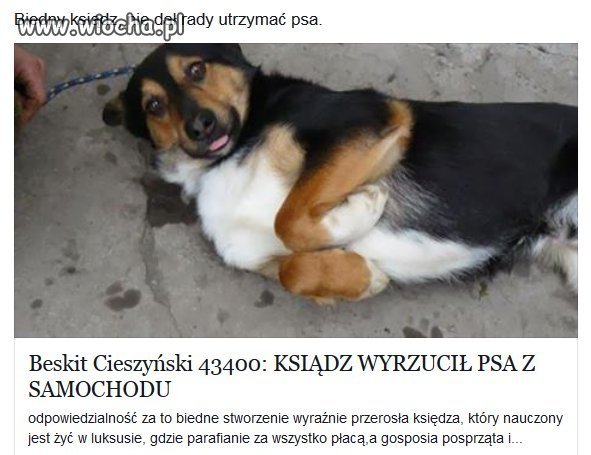 Oblicze księdza?