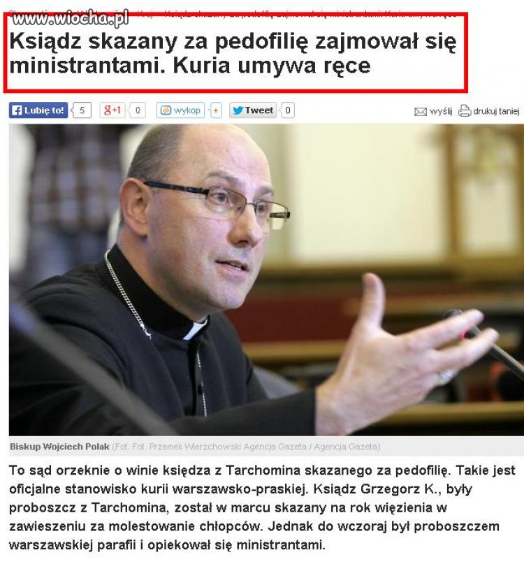 Pedofil opiekował się dziećmi 