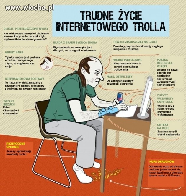 Trudne życie internetowego trolla