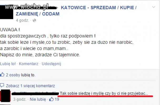 Takie tam,  Ogłoszenie
