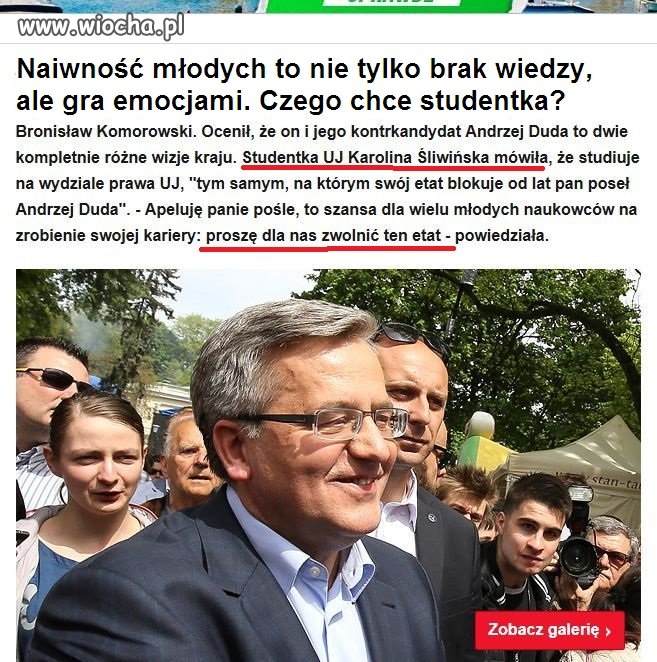 Ciekawe czy taka studentka istnieje? 
