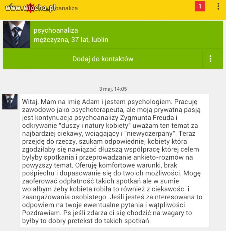 UWAGA! Zboczeniec szuka na gg młodych dziewczyn