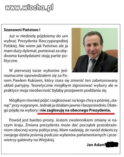 A tymczasem na prowincji były starosta