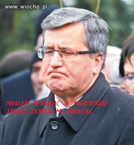 Miałem wygrać w pierwszej turze