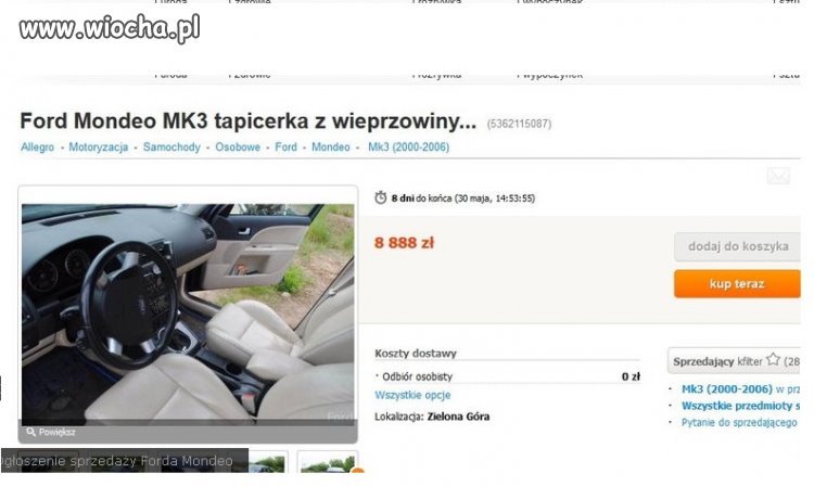 Samochód dla Ahmeda...