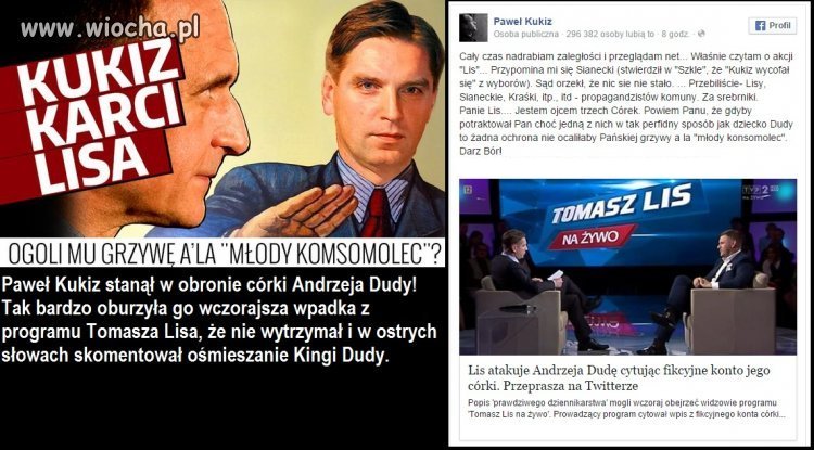 Kukiz o Lisku 