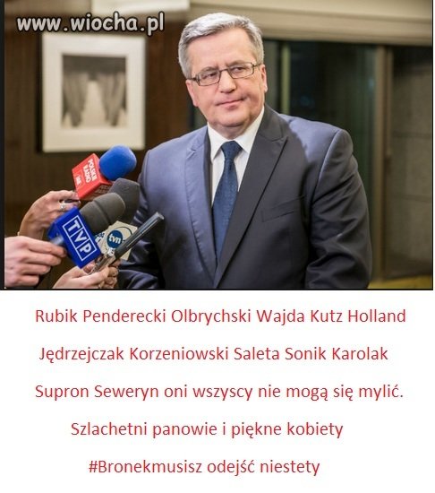 #Bronekmusiszodejść