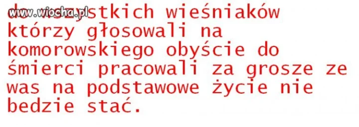 żal mi was 