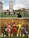 Krzywa Wieża w Pizie vs Power Rangers