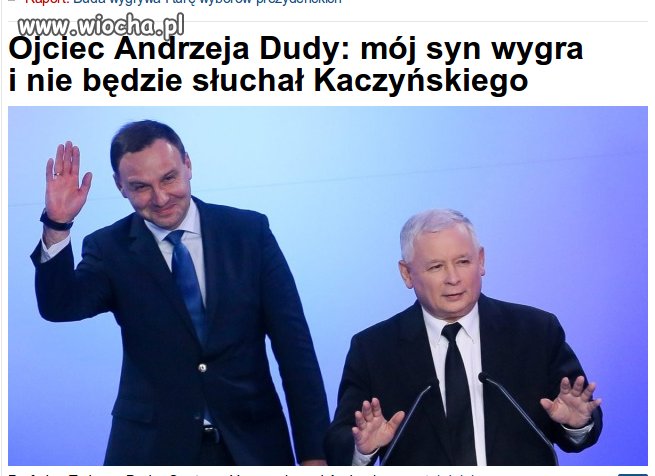 Duduś nie będzie słuchał prezia