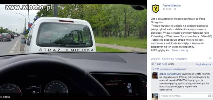 Widzisz Straż Miejską z fotoradarem?