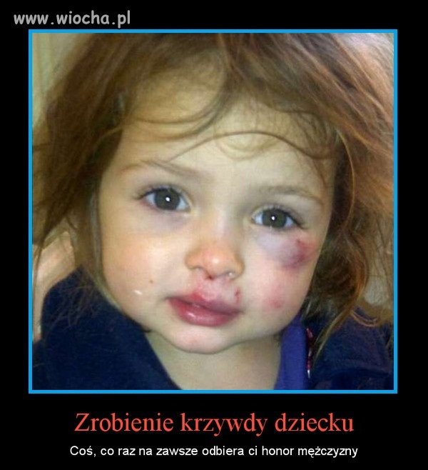 Zrobienie krzywdy dziecku
