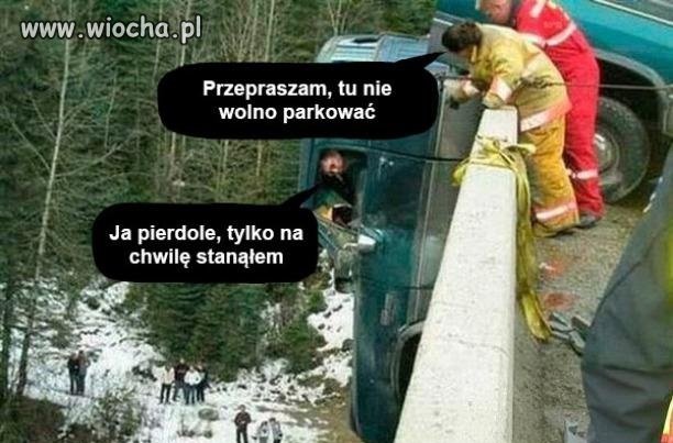 Tu nie wolno parkować