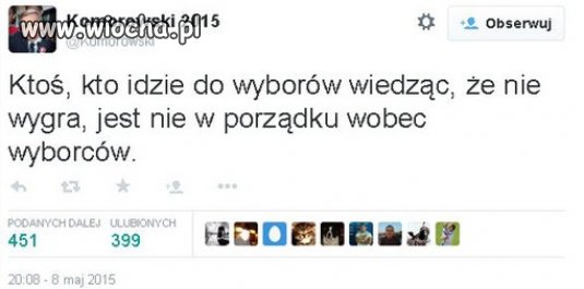 To po co żeś szedł 