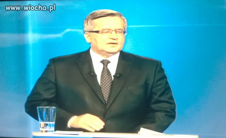 Obecny Prezydent w Debacie stwierdził 