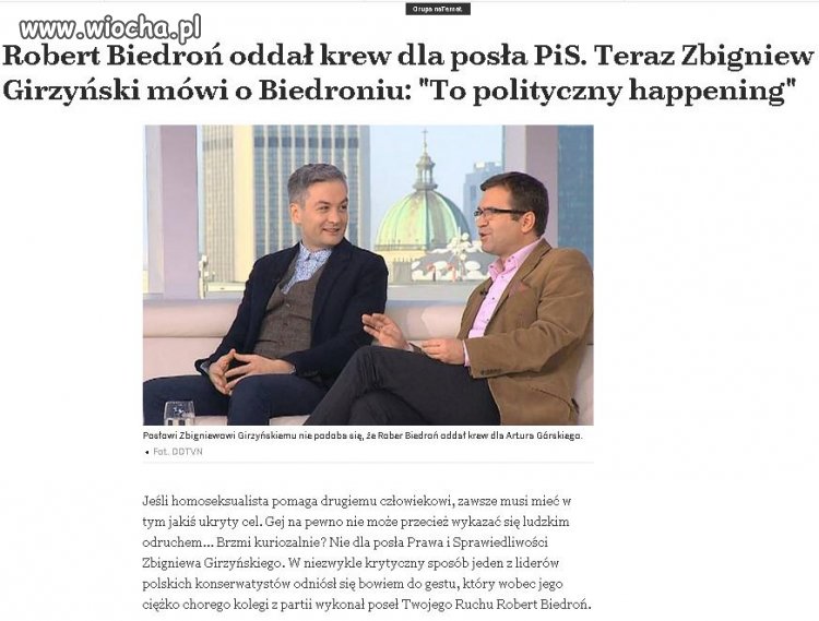 Normalny człowiek to by podziękował... 