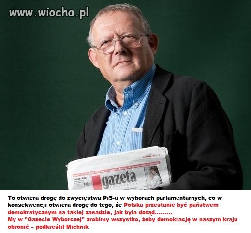 Demokracja Michnika, Sikorskiego, Tuska itd...