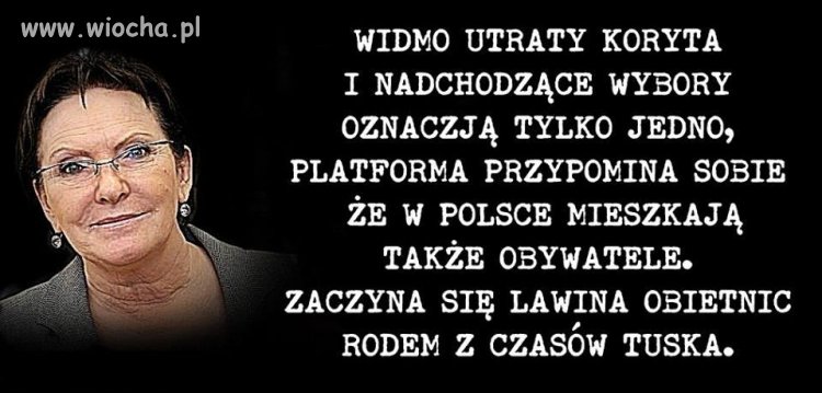 Tej pani też wkrótce "podziękujemy".