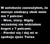 W autobusie