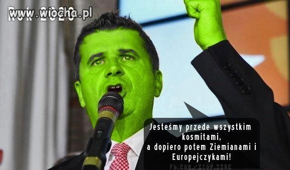 Jesteśmy kosmitami, a dopiero potem europejczykami