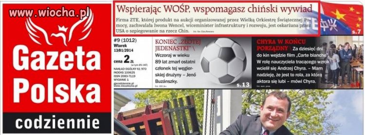 Konkurs na "najdebilniejszy zarzut wobec WOŚP"