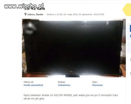 Telewizor El Ce De!! 42"