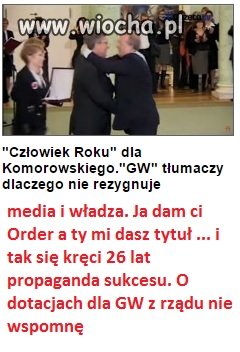 Ja popieram tego kto mnie popiera
