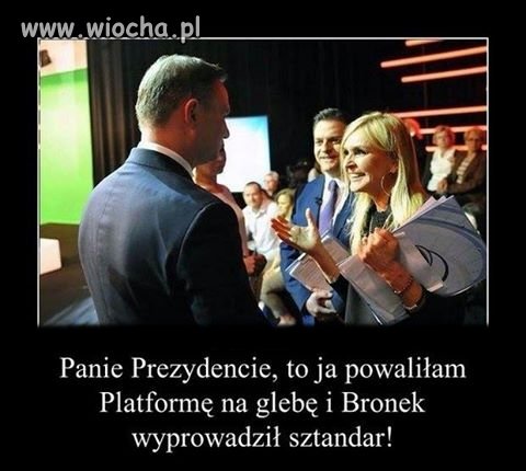 Czas podlizywania do nowej władzy