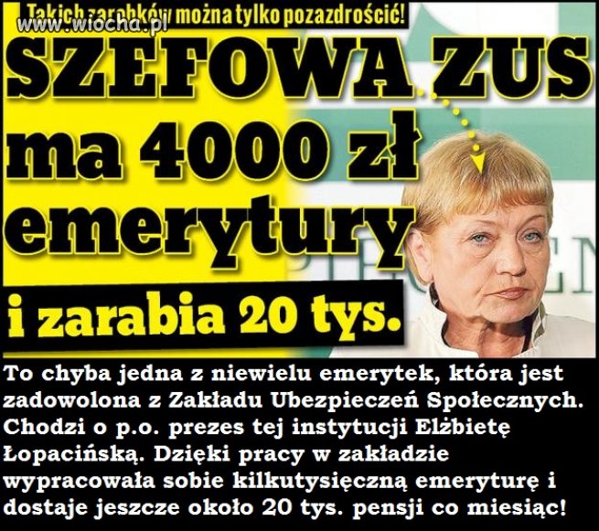 Taka to jest zadowolona z emerytury 