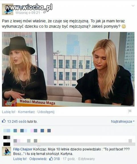 Chajzer pyta