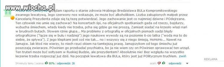 Dobry komentarz