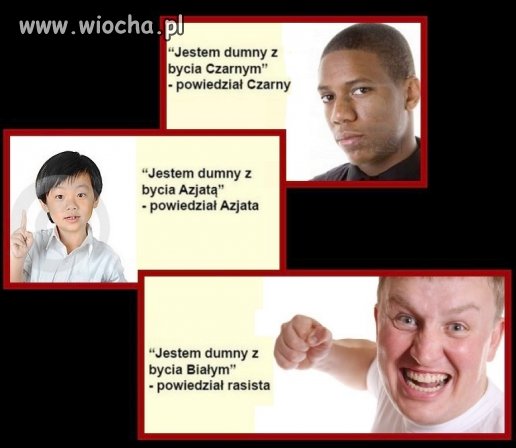 "Biały to od razu rasista"
