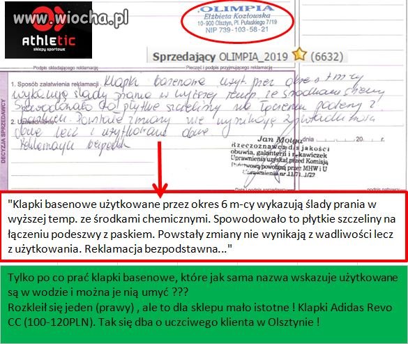 Klient nasz Pan - uczciwość sprzedającego !