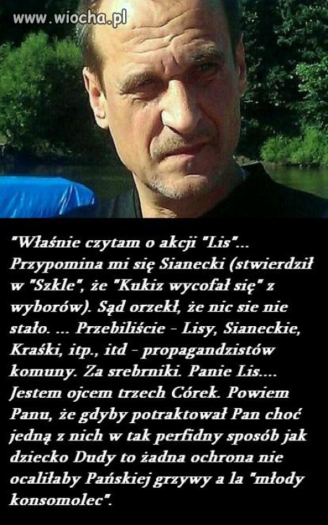 Kukiz na temat akcji Lis/Karolak ...
