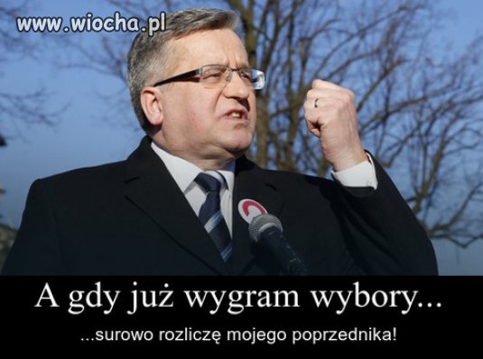 Bronek "obiecuje"