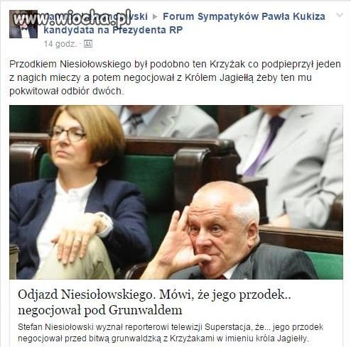 Niesiołowski ten to ma fantazje