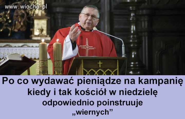 Z "błogosławieństwem" kościoła nikt nie wygra