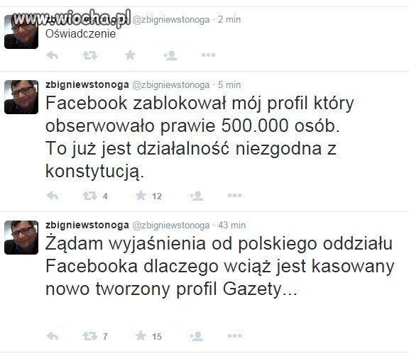 Profil Stonogi zablokowany 