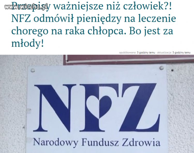 Albo jesteś za stary albo za młody...