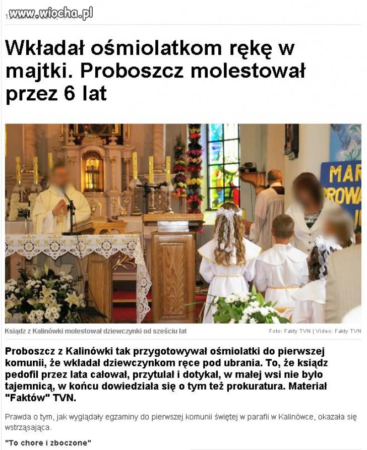 Pierwsza komunia "święta" 
