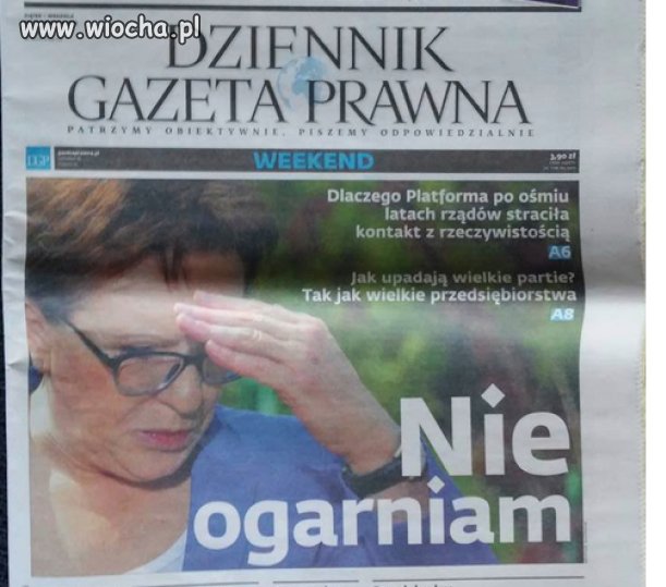 Kontakt z rzeczywistością? A kiedyś miała?