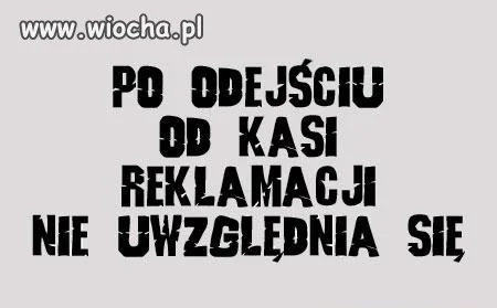 Po odejściu od kasy