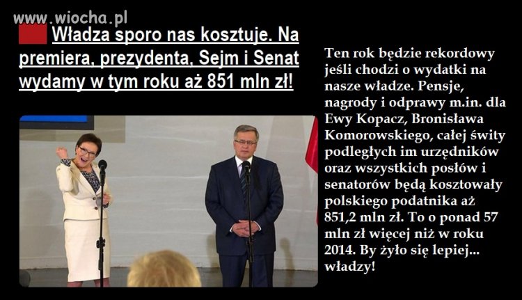 Nagrody, pensje i to wszystko za nasze 