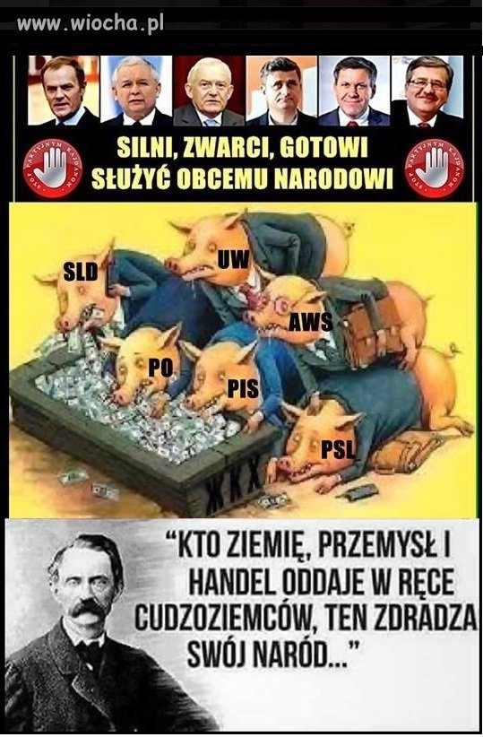 Kto ziemię  przemysł i handel oddaje w ręce